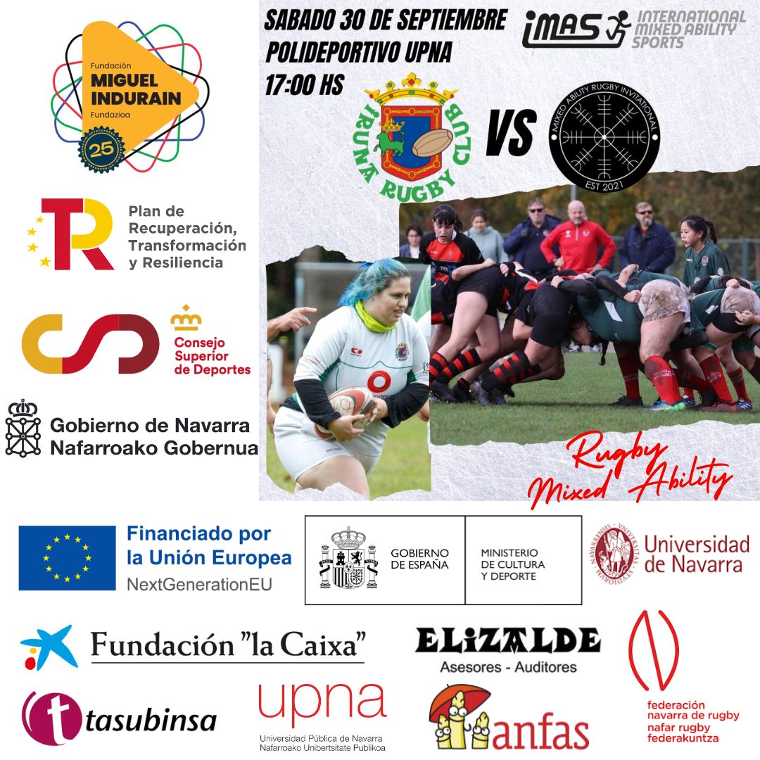 Mañana arranca la I Copa Ciudad de Pamplona 2023 Rugby Mixed Ability